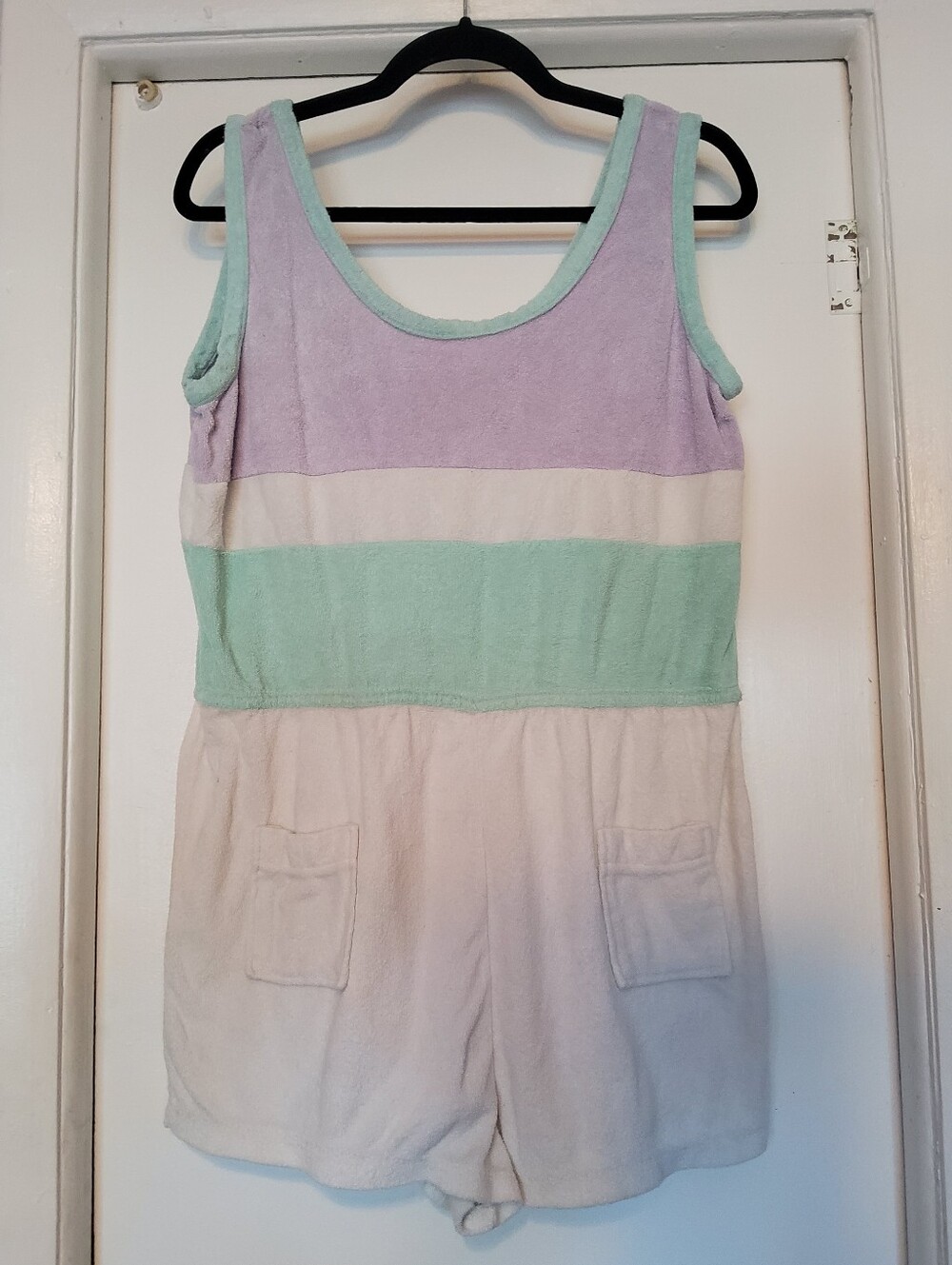 Vintage Kitchy Retro Terry Cloth Romper
